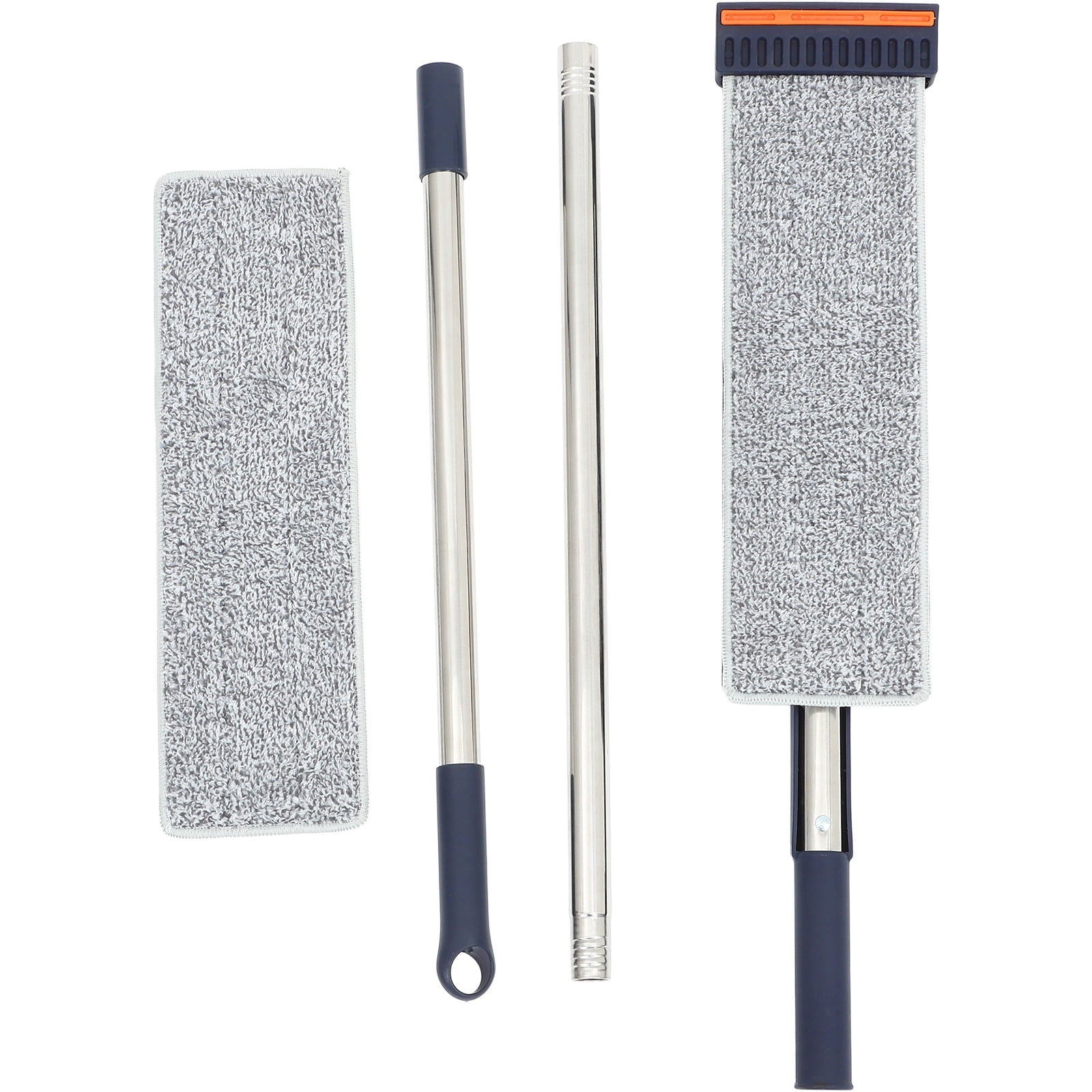 Supvox Stainless Steel Quick Mop for Home Use Self-Wringing Feature Extra-Wide 36Cm Head