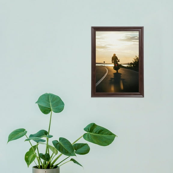 Supvox Stylish Coffee Wooden Poster Frame for Wall Display A3 Size Art and Sketches Perfect for Any Room