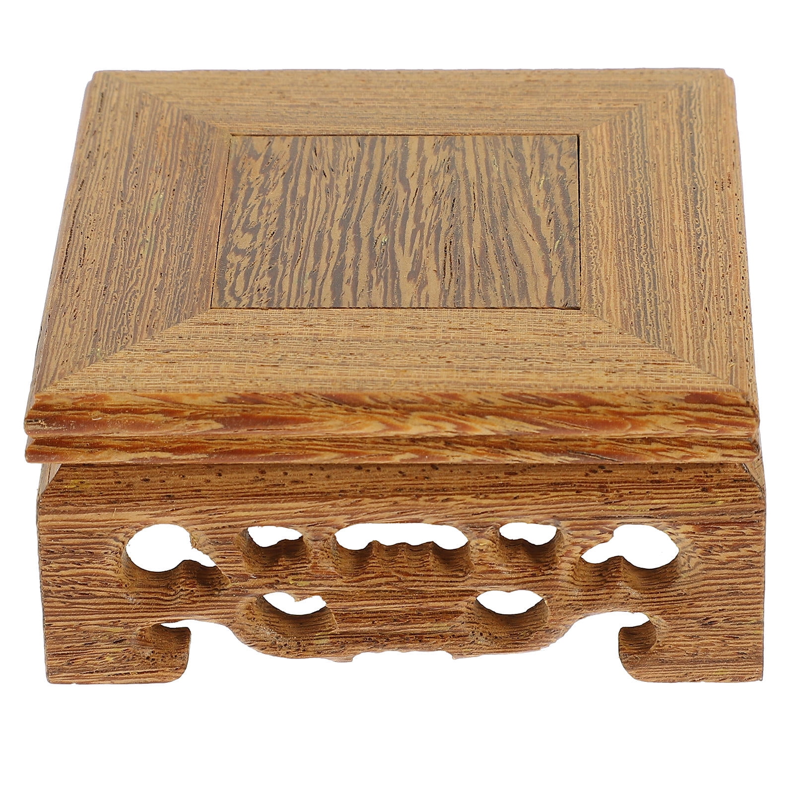 Supvox Wood Sculpture Stand Pedestal Stand Display Base Coffee 1Pcs ...