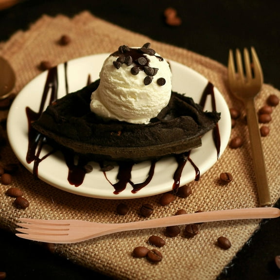 Supvox Wood Serving Utensils Salad Server Utensils for Mixing Salads 1Pack