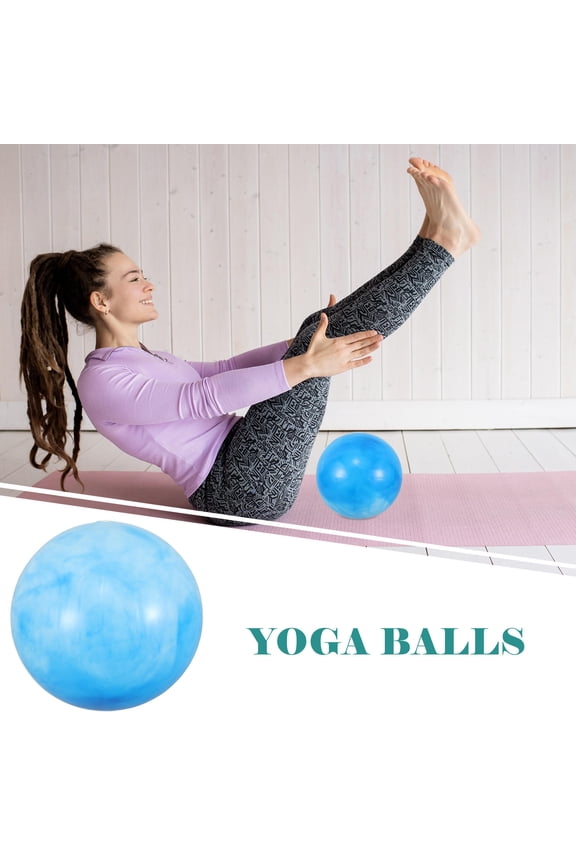 Lightweight Blue Stability Exercise Ball for Core and Ab Workouts