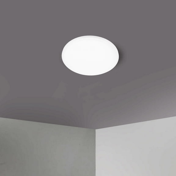 Supvox White PVC Ceiling Lamp Shade Replacement Clip on Design Provides Uniform Soft Lighting