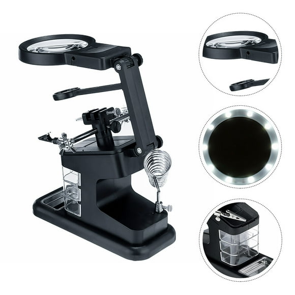 Supvox solder project kit with led illumination Black ABS and Acrylic for Hobbies and Crafts 1Pcs
