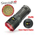 thumbnail image 1 of Supwildfire 18 x XM-L T6 LED Power Digital Display Hunting Flashligt, 1 of 7