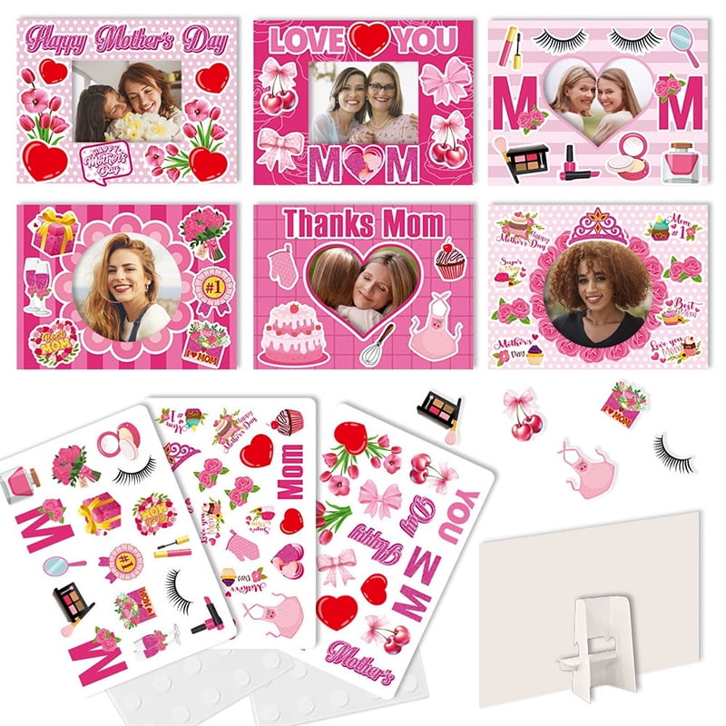 Happy Mother's Day Picture Frame Magnet Craft Kit Makes 12 Oriental  Trading