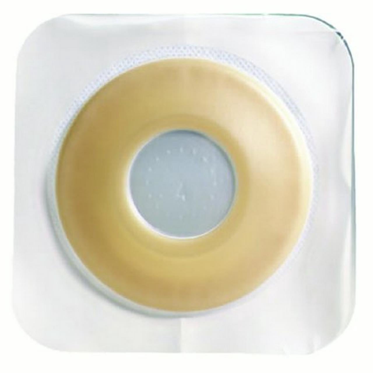 Sur-Fit Natura Colostomy Barrier Pre-Cut, Extended Wear Durahesive, White Tape 1-3/4 Inch Flange Hydrocolloid 7/8 Stoma 4-1/2 X, 413180 - BOX OF 10