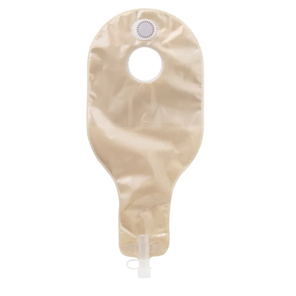 Sur-Fit Natura Drainable 11.5"L 2pc System Colostomy Pouch 2.25" Flange 401558, 5 Ct