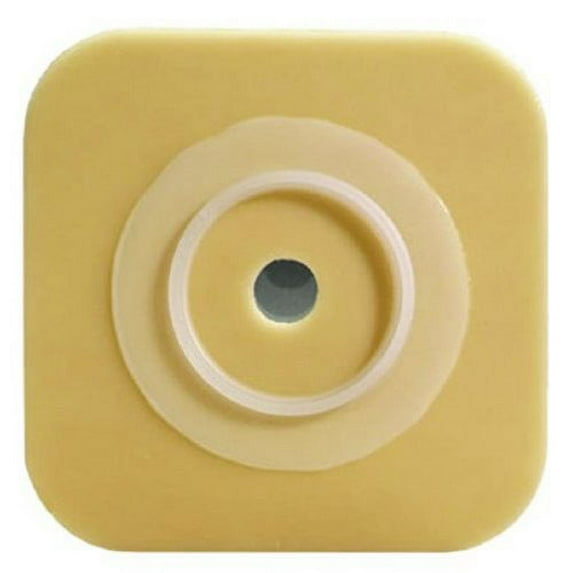 Sur-Fit Natura Durahesive Skin Barrier Up to 2-1/4'' Cut-to-Fit, 2-3/4'' Flange,Tape Collar, 5'' x 5'', Box of 10