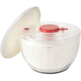 thumbnail image 1 of Sur La Table Kitchen Essential 6.3 Qt Salad Spinner, Fruit Wahser, Fruit Washing Bowl with Strainer, Vegertable Cleaner, Salad Cleaner, Lettuce Washer Red, 1 of 3