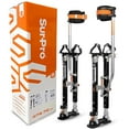 thumbnail image 1 of SurPro Single-Sided Drywall Stilts, Magnesium Base, 26” - 40” Height, QuadLock Contractor-Grade Stilts with Patented FLEXION Foot System (S1X-M-2640) for Drywallers, Painters, Stilts Drywall, 1 of 6