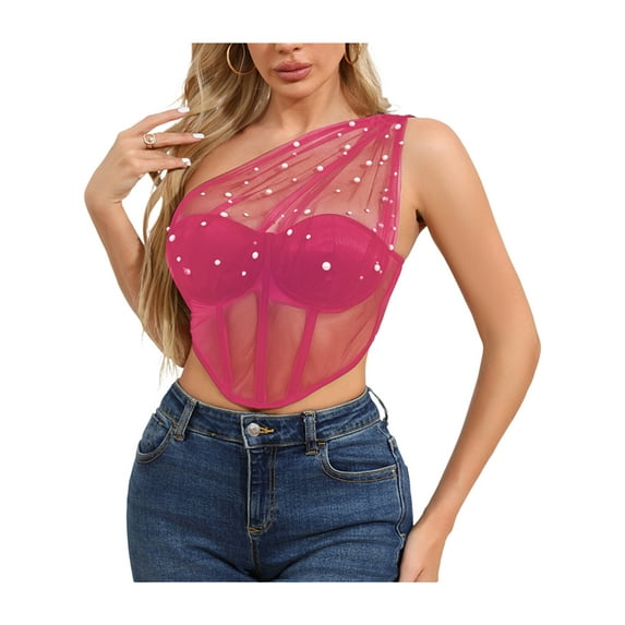 Surakey Corset Tops for Women Lace Bustier Corset Off Shoulder Overbust Push up Lingerie Shapewear Underwear