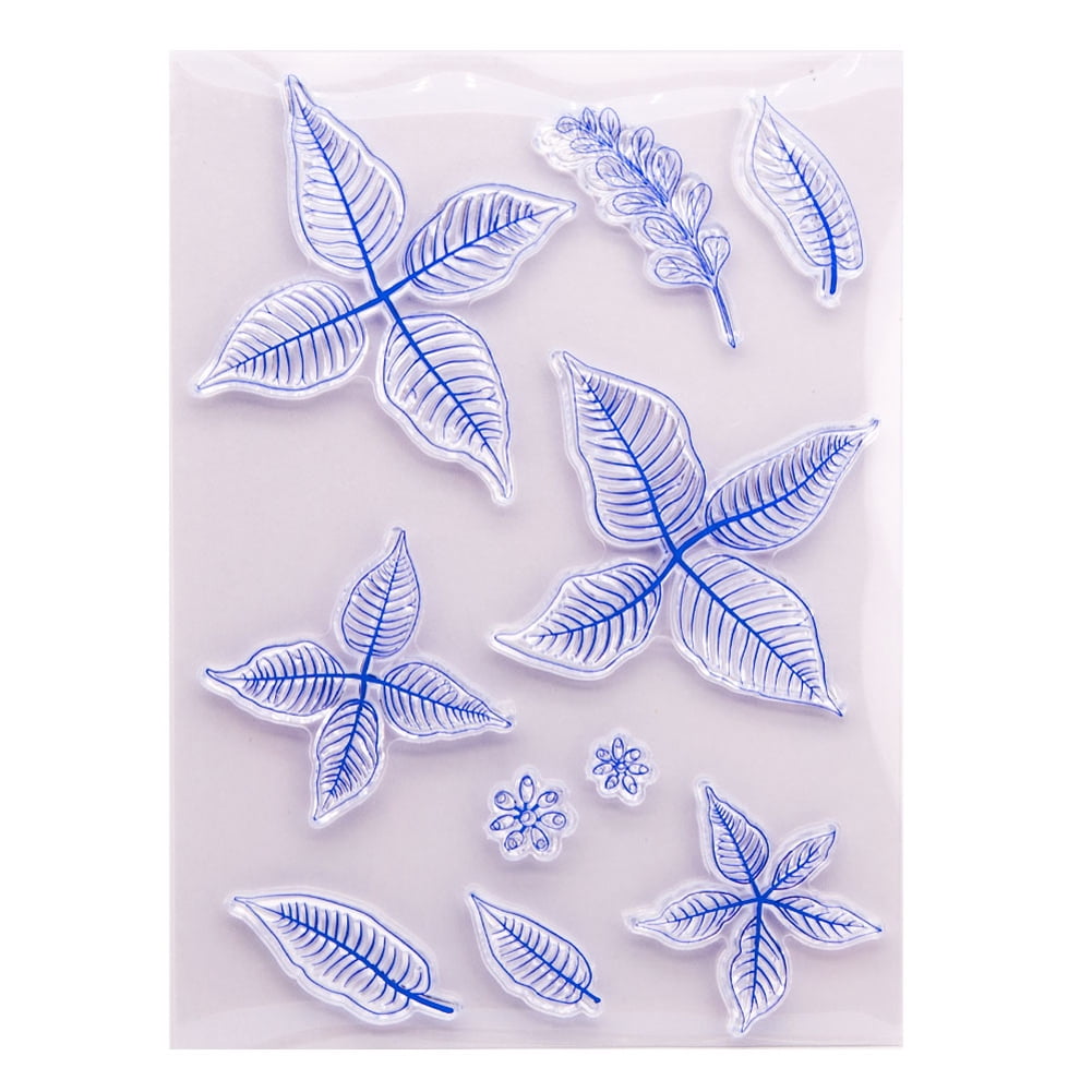 Fall Sunflower Background Clear Stamps – Silicone Rubber Stamps For Card Making, Scrapbooking, DIY