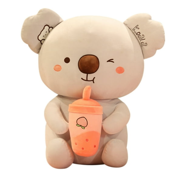 Surakey Home Decoration 13.7 Inchs Cute Koala Throw Pillow Plush Animal Stuffed Toy Orange