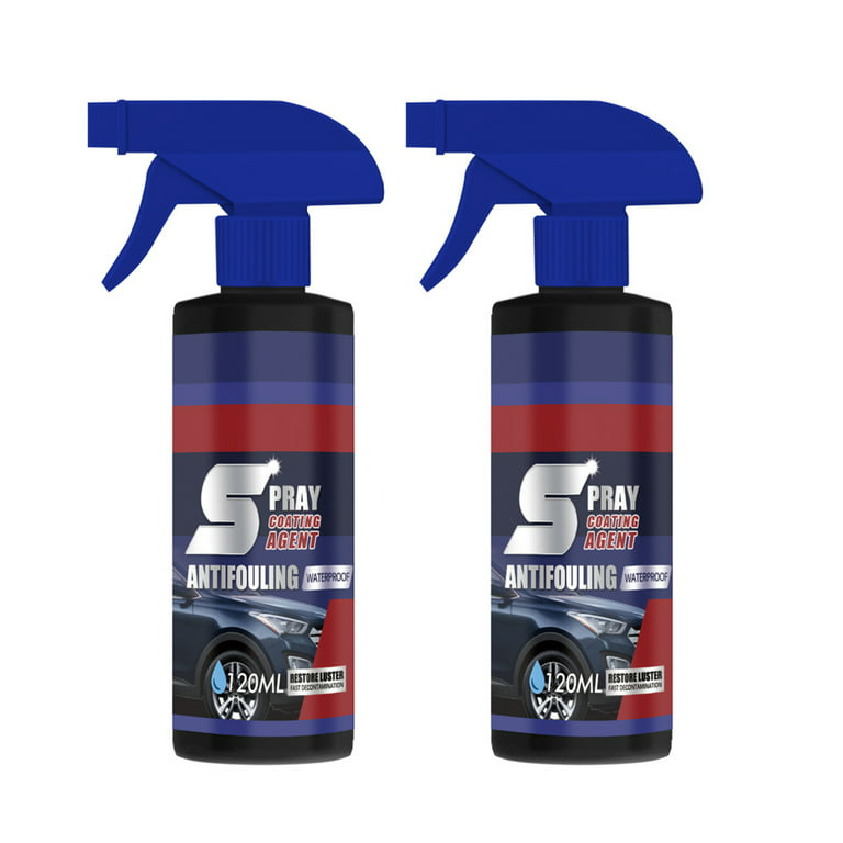 3 in 1 High Protection Quick Car Coating Spray,Car Paint Restorer Wax  Polishing Agent with Sponge -30ml