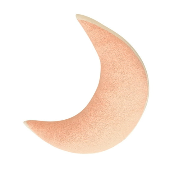 Surakey Super Soft Lovely Moon Pillow Plush Stuffed Toy Home Decoration Valentine's Day Pink