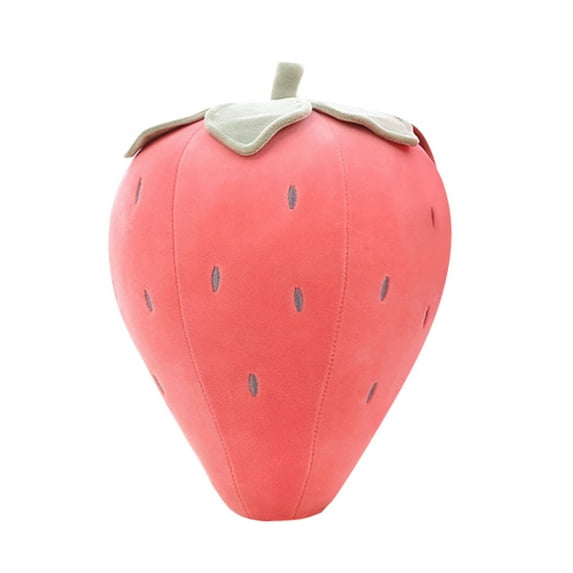 Surakey Sweet Gift 19.6" Strawberry Throw Pillow Fluffy Soft Plush Stuffed Toy Pink