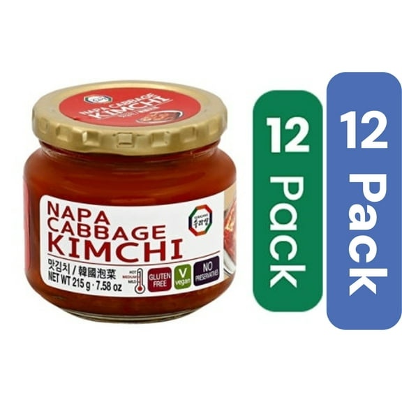 Surasang Napa Cabbage Kimchi 7.58 oz (Pack of 12)