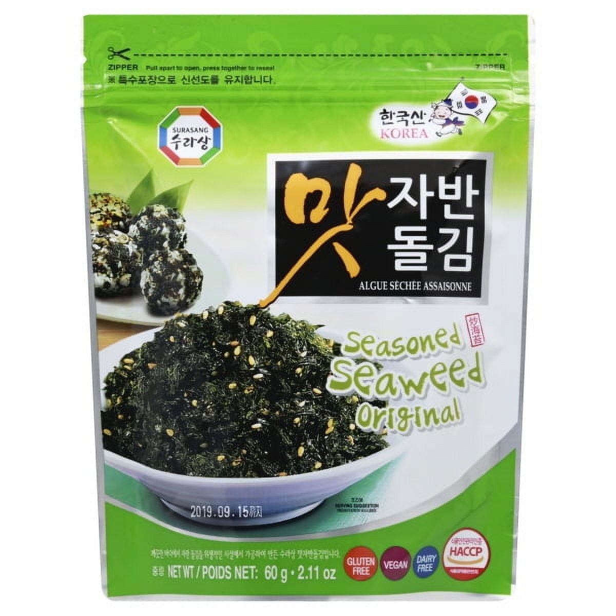 Wang Globalnet Sura Seaweed, 2.11 oz - Walmart.com