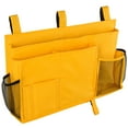 thumbnail image 1 of Surblue Bedside Caddy Hanging Bed Organizer Storage Bag Pocket for Bunk 8 Pockets, Yellow, 1 of 5