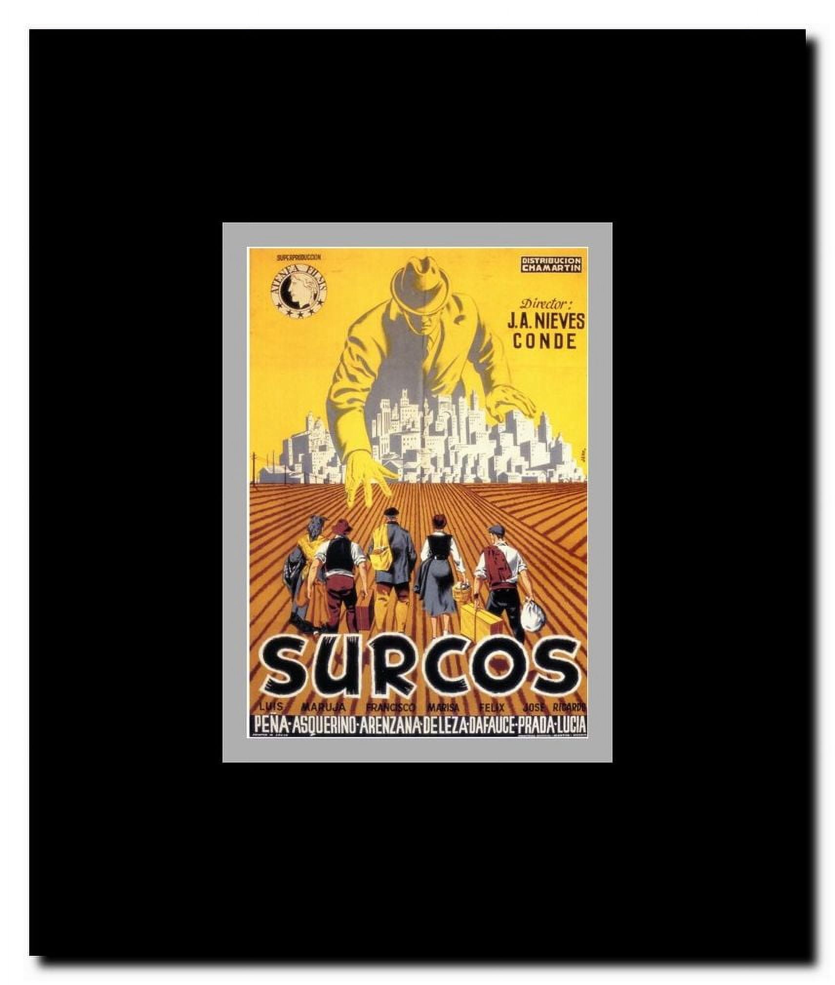 Surcos Framed Movie Poster
