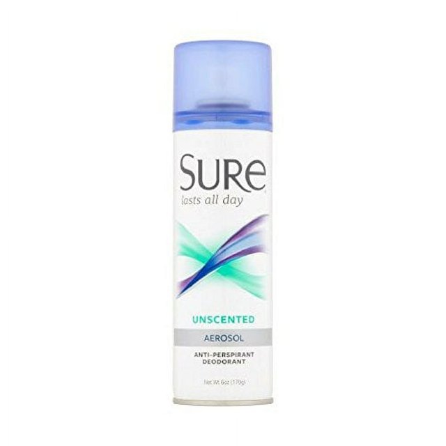 Sure AntiPerspirant & Deodorant Aerosol, Unscented