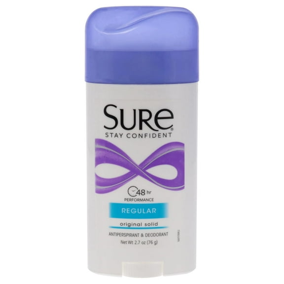 Sure Anti-Perspirant Deodorant Wide Solid Regular - 2.7 Oz