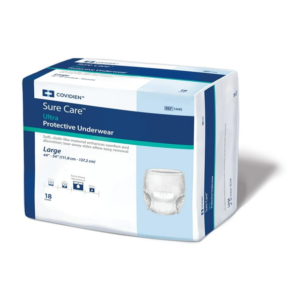 Sure Care Adult Underwear Pull On Large Disposable Heavy Absorbency, 1445 - Case of 72