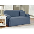 thumbnail image 1 of Sure Fit Cotton Duck T-Cushion Sofa Slipcover, 1 of 2