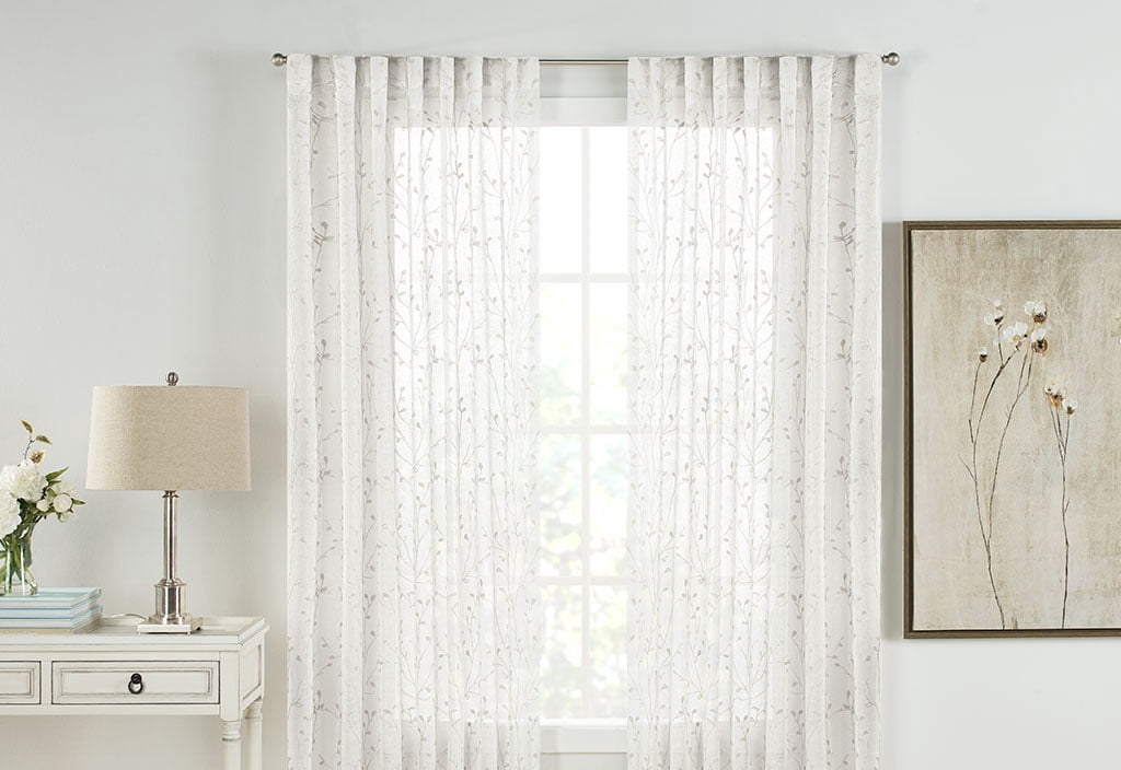 Sure Fit Francis Pocket Rod Drapery Panel Pair 54X84