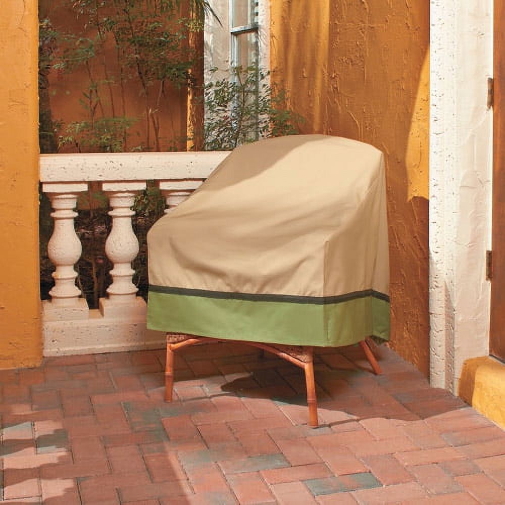 Sure Fit High Back Patio Chair Cover, Taupe - image 1 of 1
