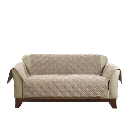 Sure Fit Microfiber Pet Loveseat Throw, Sable