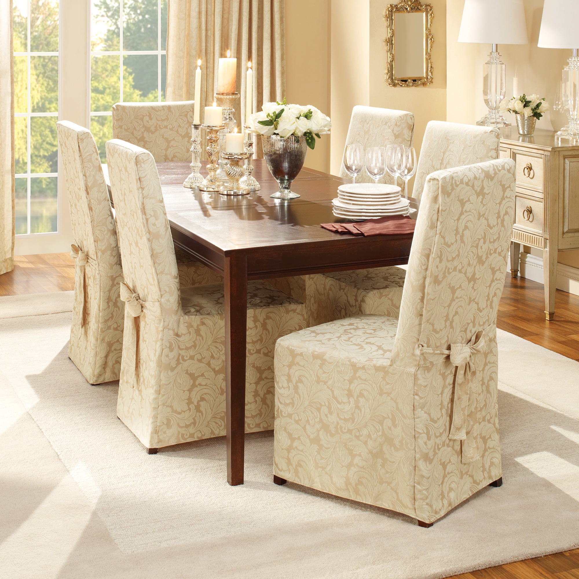 Slipcover For Dining Room Chairs