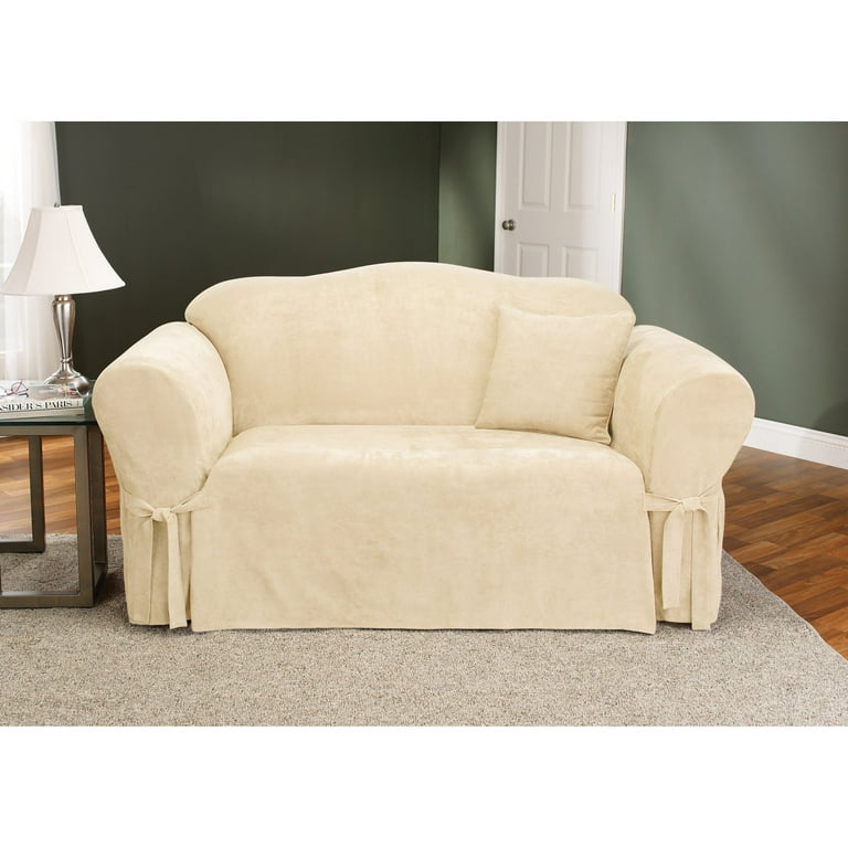 Sure Fit Soft Suede Loveseat Cover
