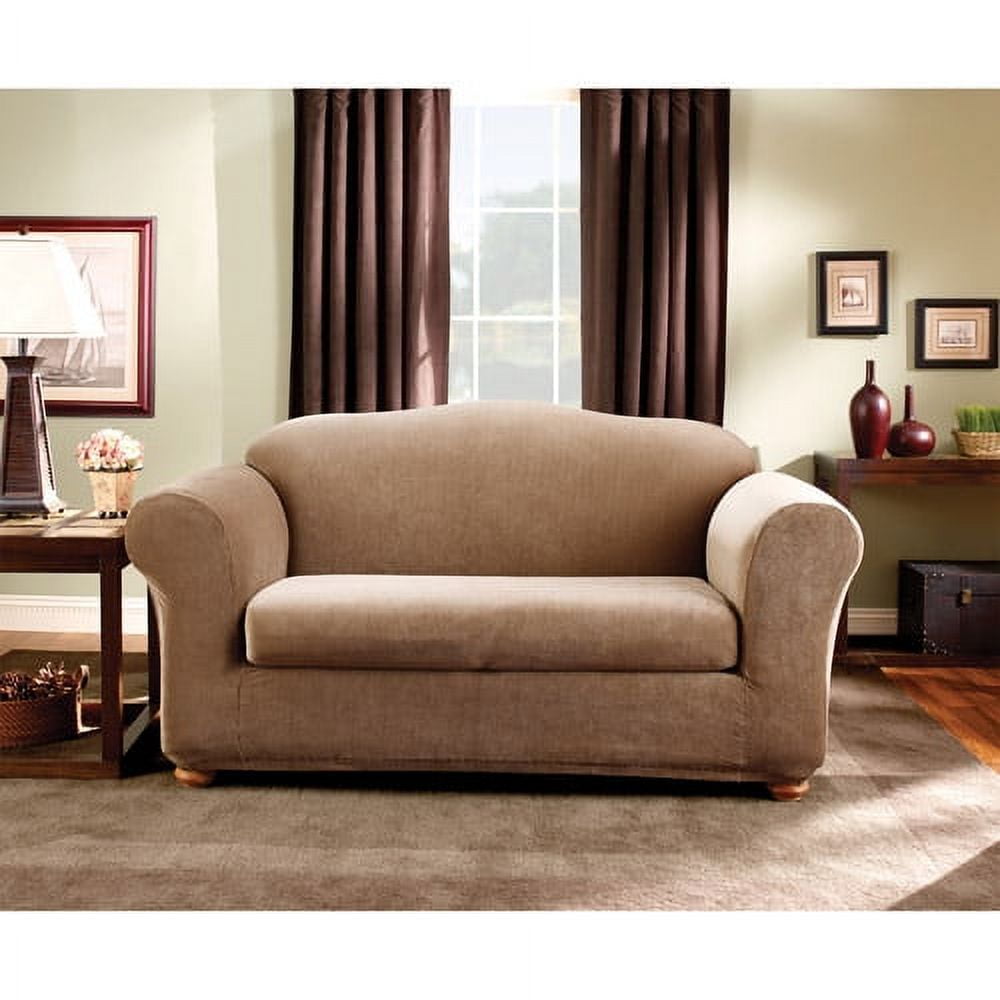 Sure Fit Stretch Stripe Loveseat Slipcover