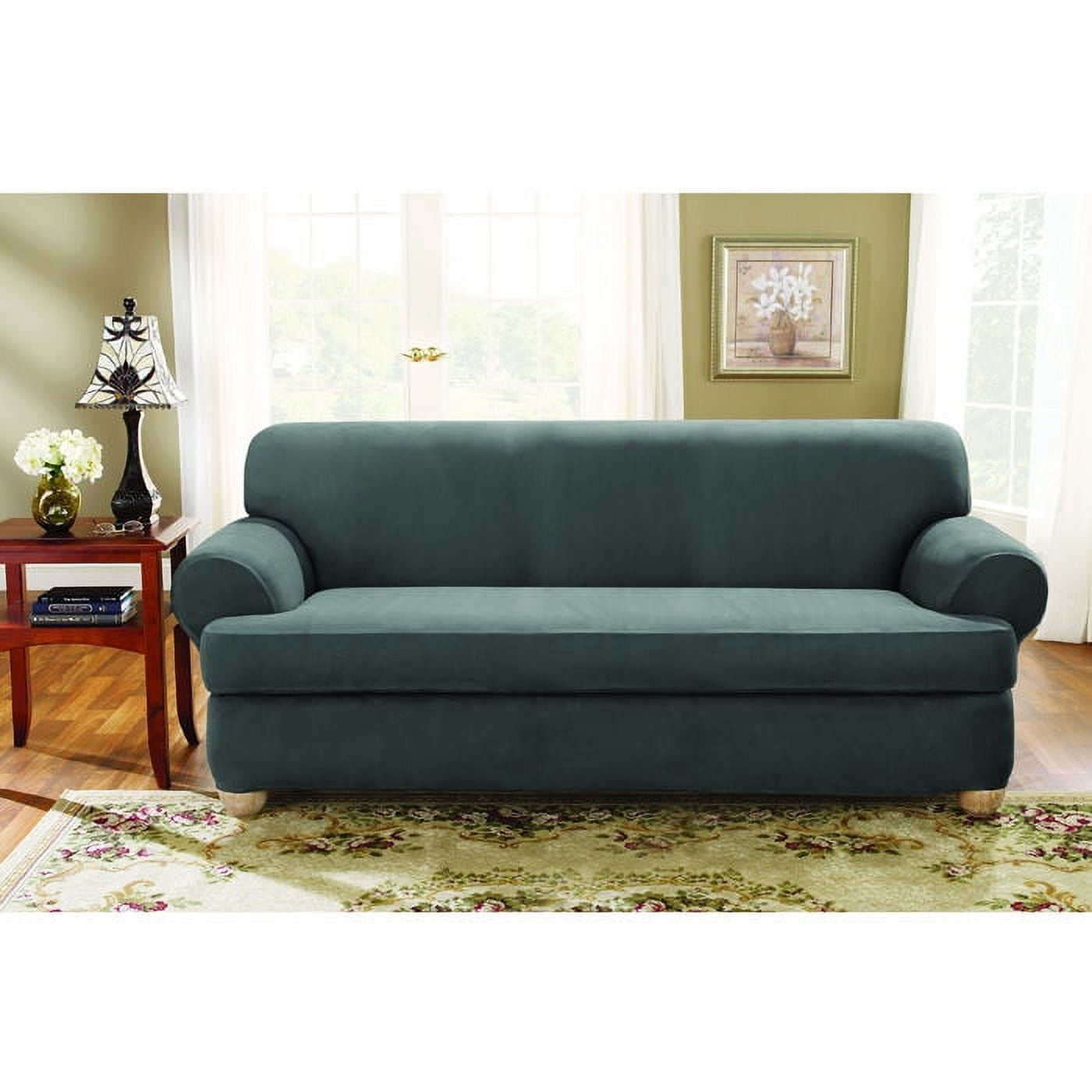 Sure fit soft suede chair slipcover sale