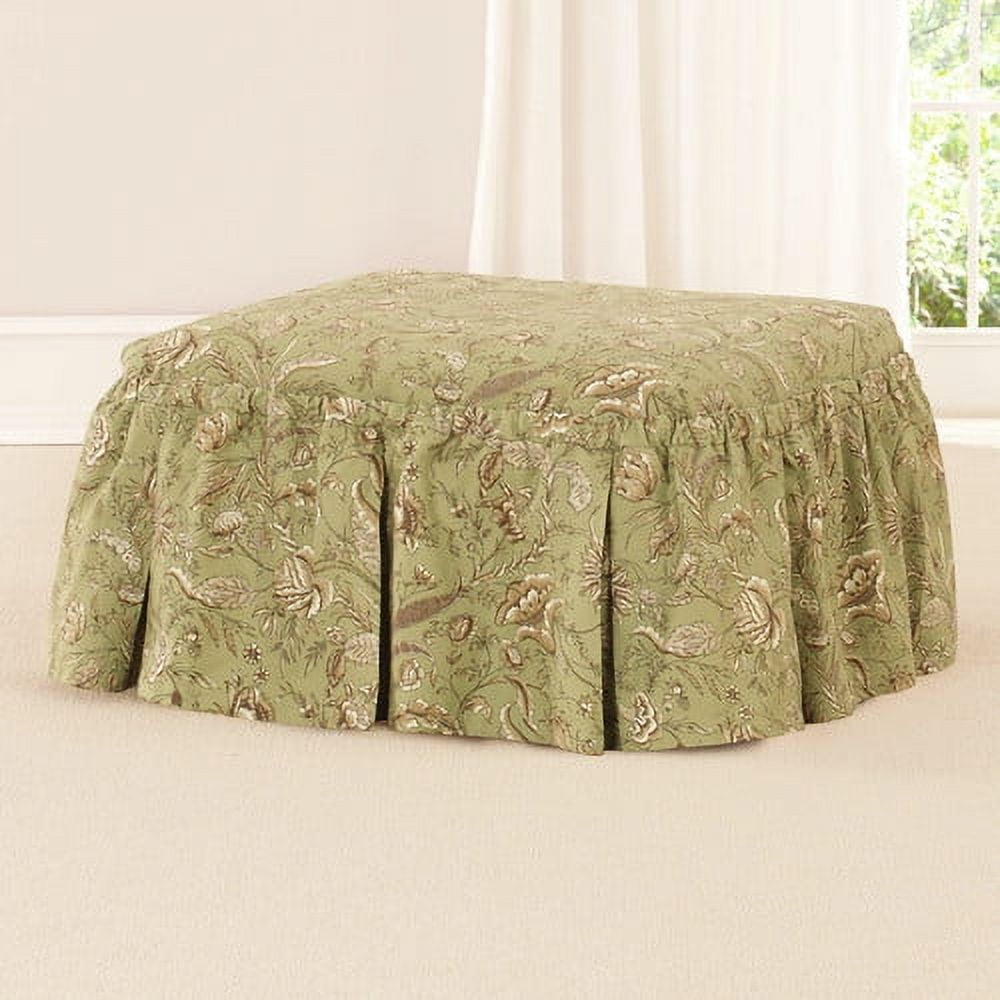 Sure Fit Waverly Ottoman Skirted Slipcover