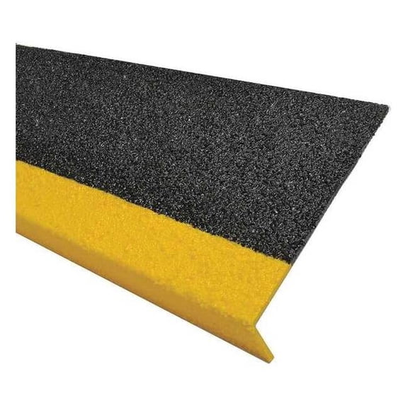 Sure-Foot FRP Cover HD Grit, 9"x48", Yellow/Black 9N12009X004817H