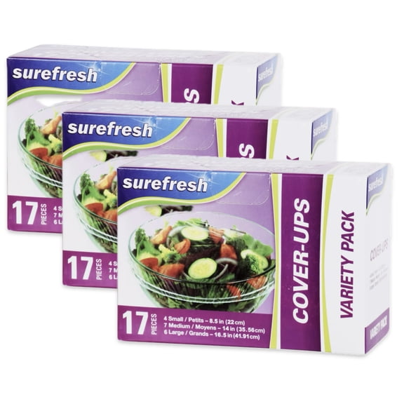 Sure Fresh Bowl Cover Variety Packs, 17-ct. Boxes
