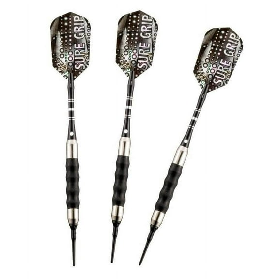 Sure Grip Black Soft Tip Darts 16 Grams