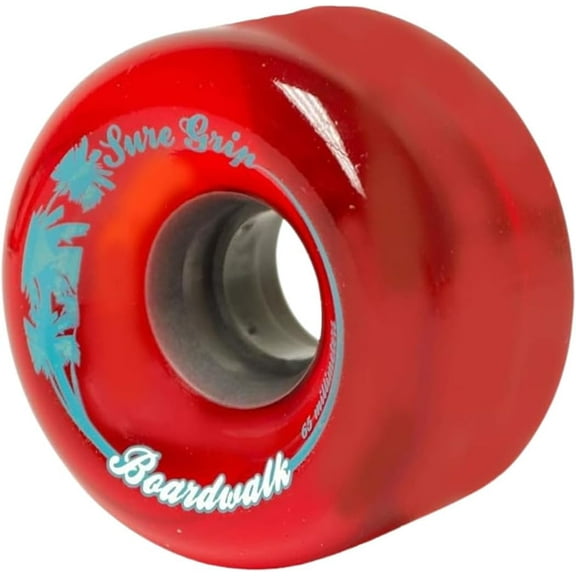 Sure-Grip Boardwalk Outdoor Roller Skates Wheels | Made with Urethane & 65mm Diameter | Suitable for Complete Wheels Replacement Made in USA (Set of 8 Wheels)
