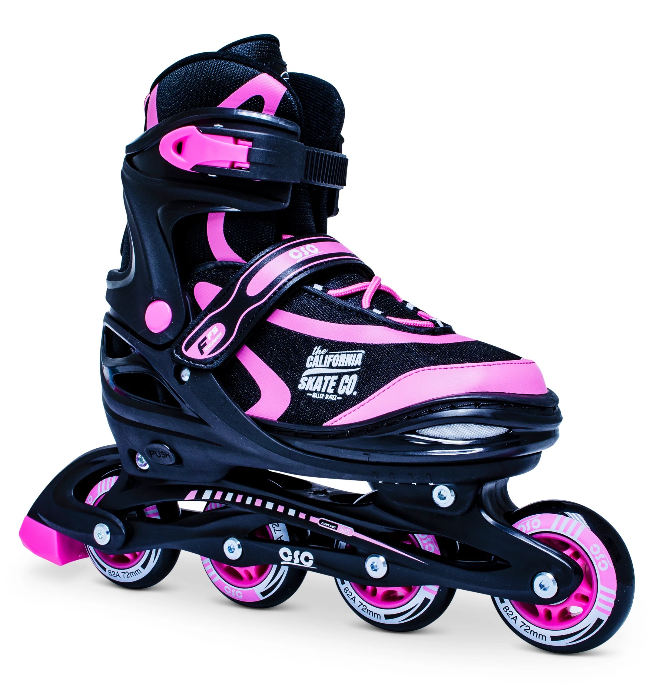 Sure-Grip Inline Roller Skates - Zuma (Size Small J10-J13)