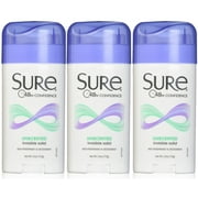 Sure Invisible Solid Anti-Perspirant & Deodorant, Unscented - 2.6 oz - 3 Packs
