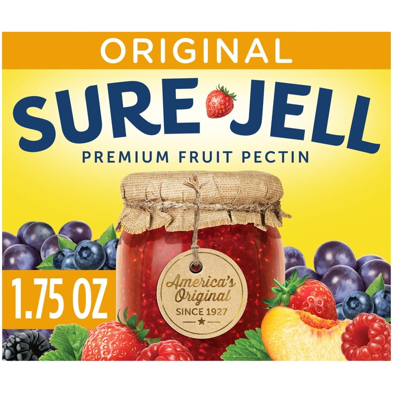 Sure Jell Original Premium Fruit Pectin 1.75 oz for Homemade Jams