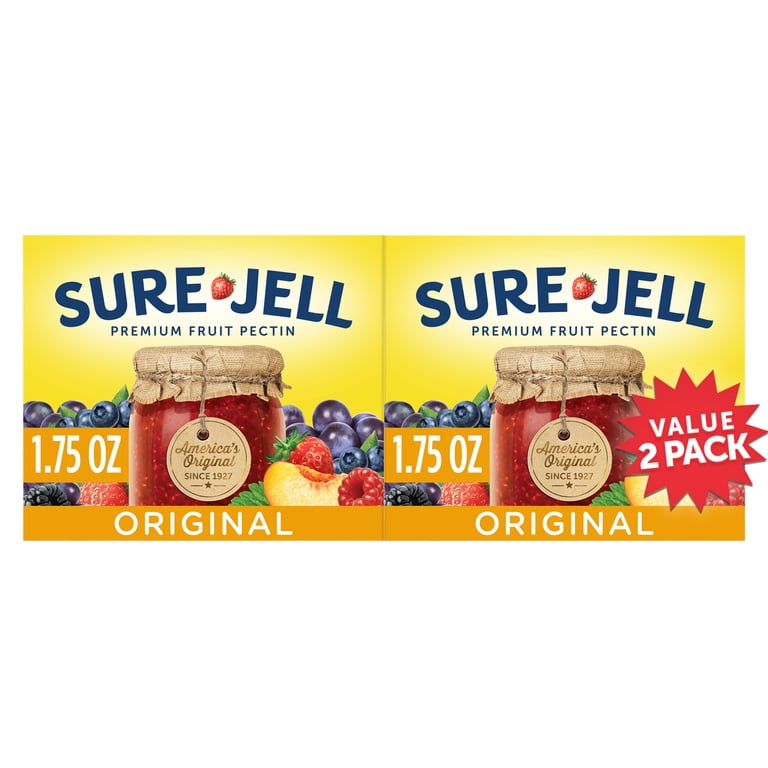 Sure-Jell, Fruit Pectin, 2ct Pack for Homemade Jams & Jellies