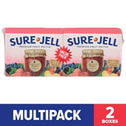Sure-Jell Premium Fruit Pectin for Less or No Sugar Needed Recipes Value Pack, 2 ct Pack, 1.75 oz Boxes