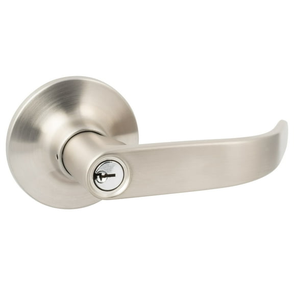 Sure-Loc Ad107 Alder Single Cylinder Keyed Entry Door Lever Set - Nickel