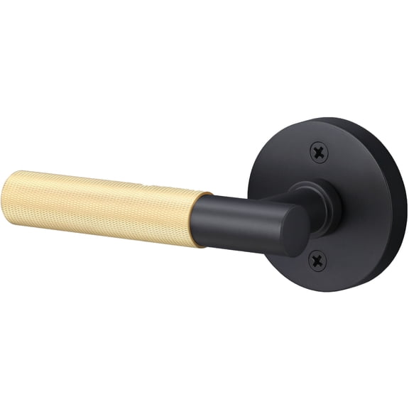 Sure-Loc AP100-RD FBL GRIP-KN SB Aspra Round Non-Turning One-Sided Dummy Door Lever -