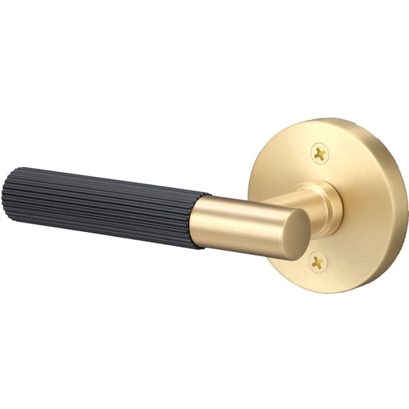 Sure-Loc AP100-RD SB GRIP-SKN FBL Aspra Round Non-Turning One-Sided Dummy Door Lever -