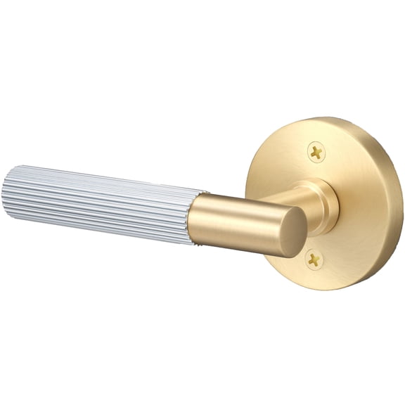 Sure-Loc AP100-RD SB GRIP-SKN 26 Aspra Round Non-Turning One-Sided Dummy Door Lever -
