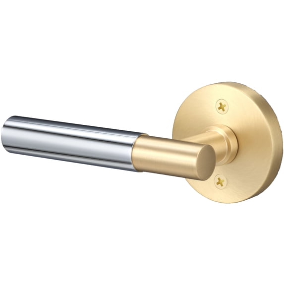 Sure-Loc AP100-RD SB GRIP-SM 26 Aspra Round Non-Turning One-Sided Dummy Door Lever - Satin